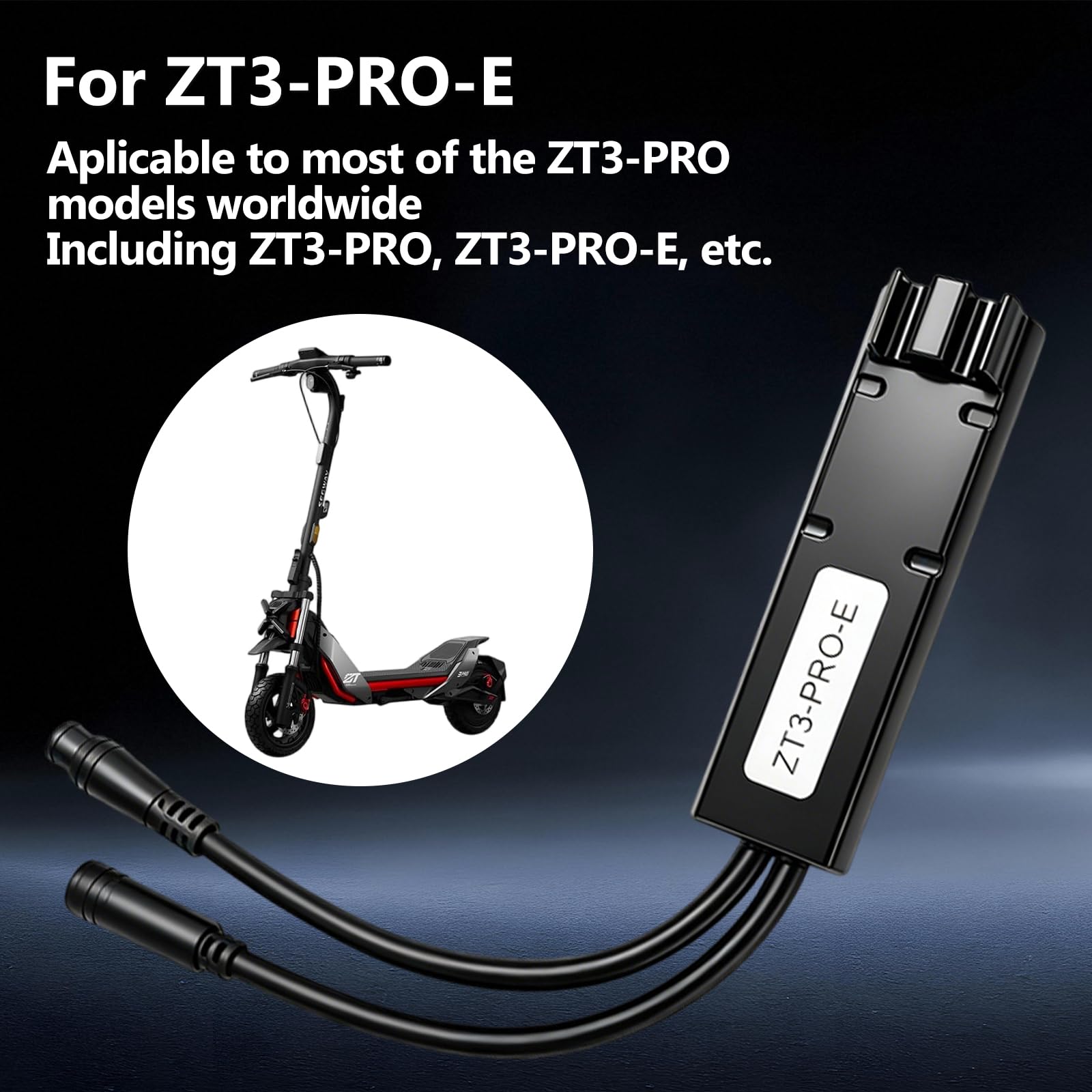 Cable de Liberación de Velocidad Supresión para Segway Ninebot ZT3 Pro/ProE del límite de velocidad a 40 km/h Cable de aumento de velocidad con botón Quick-Switch para una instalación sencilla