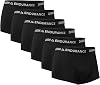 DANISH ENDURANCE Mens Cotton Trunks Low Rise, Soft Short Boxer Briefs, Stretch Fit, Tag-Free, Comfortable Underwear, 6-Pack