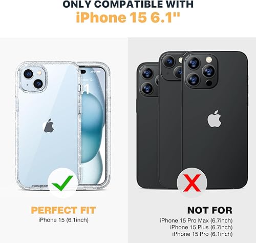 Miniatura 1063 de Diaclara - Funda diseñada para iPhone 14 Pro Max, resistente, de cuerpo completo, con protector de pantalla sensible al tacto y antiarañazos + Blanco