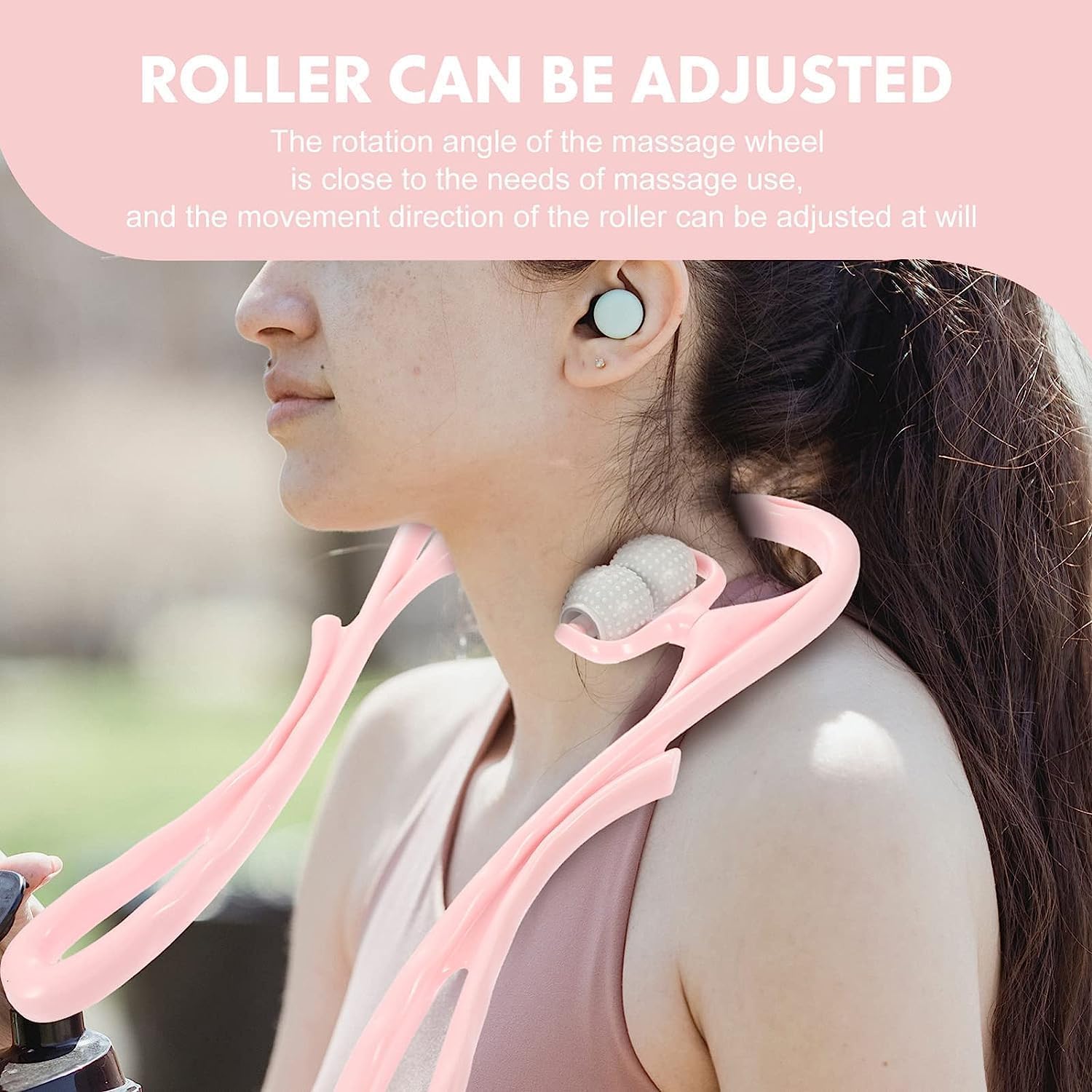 ZDQTRA neck deep tissue relaxer massager with 4 ball, manual neck back and leg wrist rolling trigger point pain relief massager(1 pcs/multi color) ZDQTRA neck deep tissue relaxer massager with 4 ball, manual neck back and leg wrist rolling trigger point pain relief massager(1 pcs/multi color)