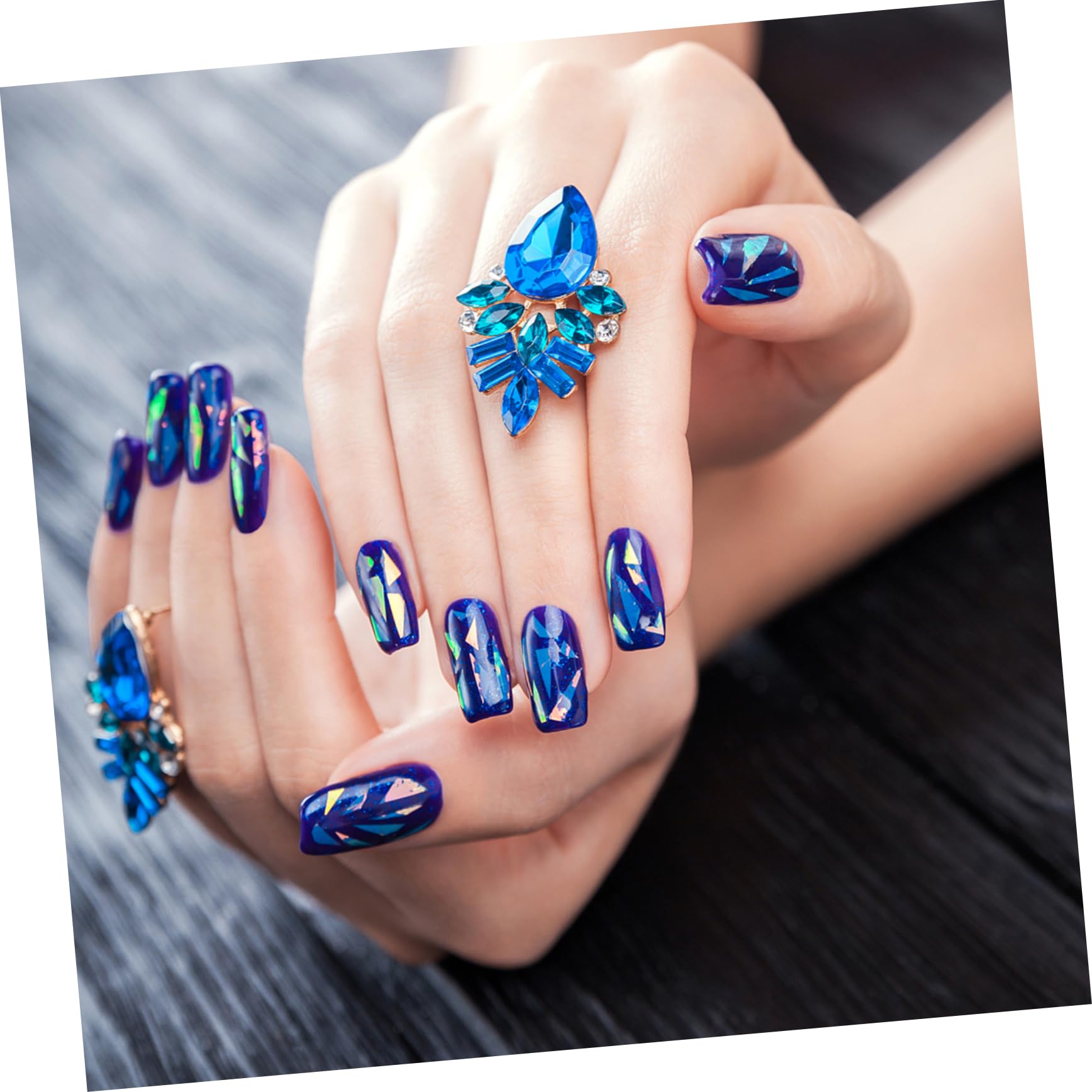 3 Set Adesivi Per Unghie Colorati Pellicole Glitter Per Nail Art Facili Applicare Per Manicure E Decorazioni Su Unghie Naturali E Artificiali 5 Scatole*3