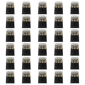 30PCS No-Stripping 3-Pin Wire Connector with Locking Buckle, Tool-Free Fast Splice Clips for Connecting LED Strip Lights, Speakers, Model Kits, Home Appliances, and DC Electrical Projects