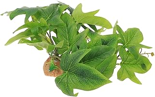 Ornamento De Planta De Réptil Decoração De Rattan Artificiais Recipientes De Vidro Lagarto Tanque Habitats Decoração De Plantas De Terrário Decoração De Plantas Artificiais