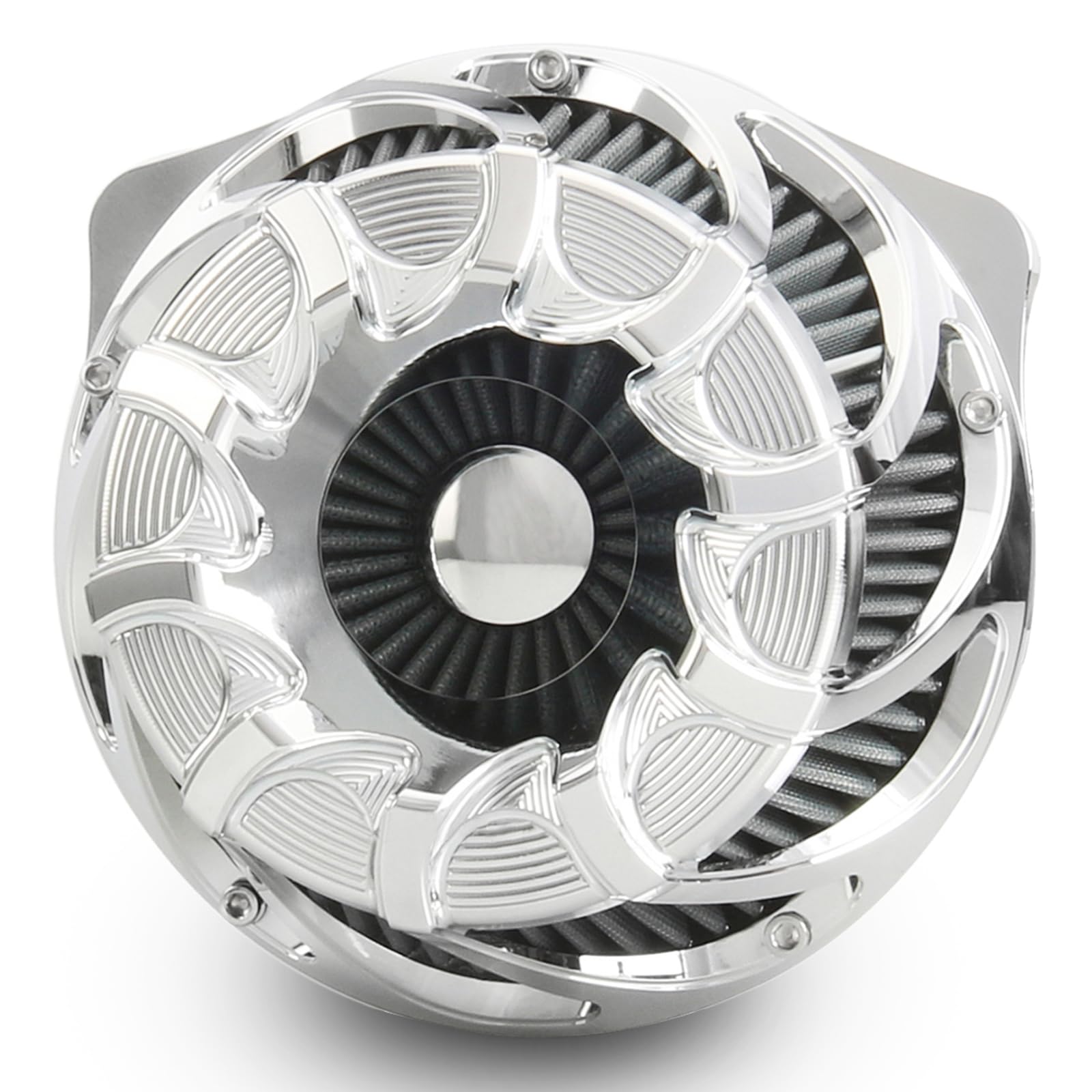 For harley air cleaner filter Touring street glide road king electra tri trike Dyna Sportster XL 883 1200 Softail air intake (Drift style -Chromed, A-For Sportster XL models)