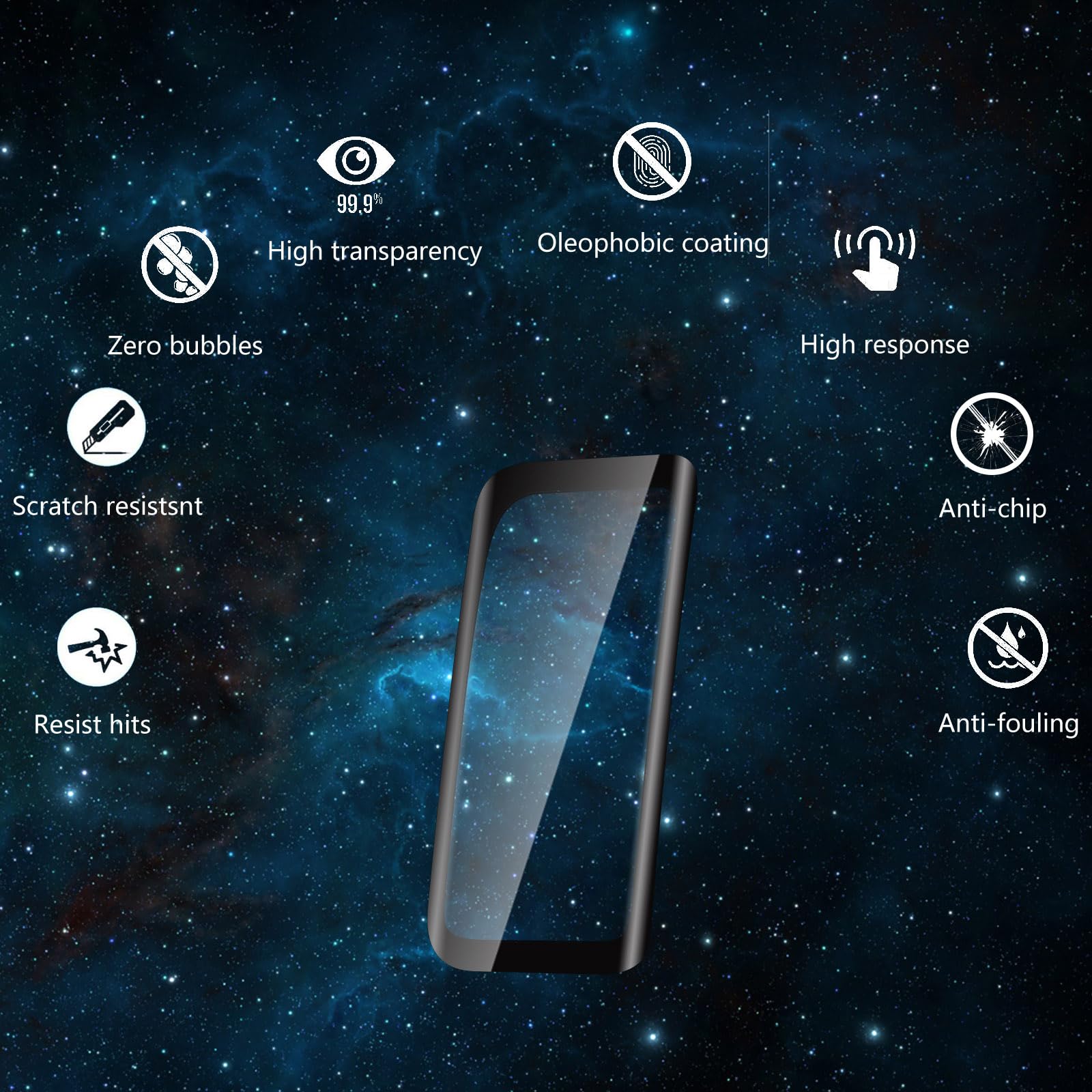 4 sztuki folii ochronnych do HUAWEI Band 10 / HUAWEI Band 9, pełne pokrycie, cienka folia kompozytowa HD, bez szkła, swobodne zginanie, kompatybilna z HUAWEI Band 8