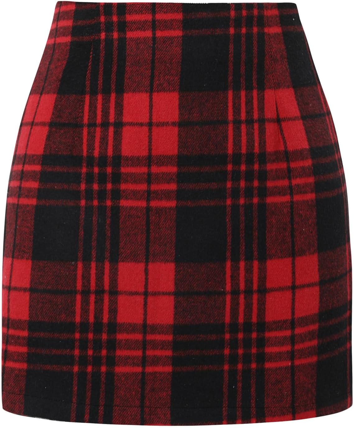 onlypuff Plaid Skirts for Women High Waisted Mini Skirts Ladies Fall Fashion Outfits Bodycon Above The Knee Dress