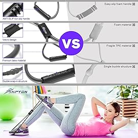 HPYGN Figure 8 Resistance Band for Men, Chest Expander for Women, Resistance Exercise Bands Set of 3, Yoga Gym Fitness Pulling Rope 8 Word Elastic for Exerciser Muscle Training Rope Home Workout