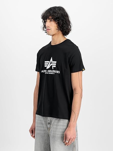Alpha Industries Herren Basic Big Logo T-Shirt - 5