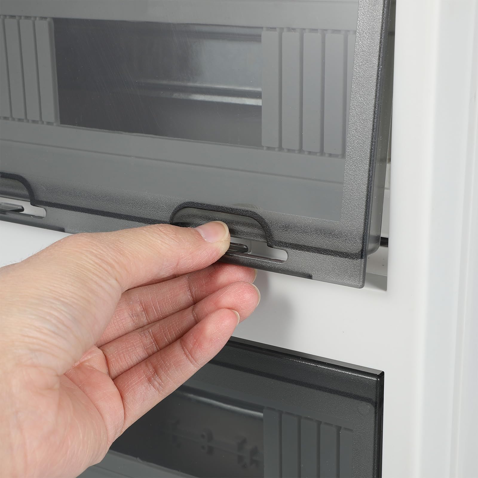 Operitacx Elektrokasten aus Abs Stromverteilerkasten für Lichtkreise und Elektrische Geräte für Außenbereich Einfache Installation