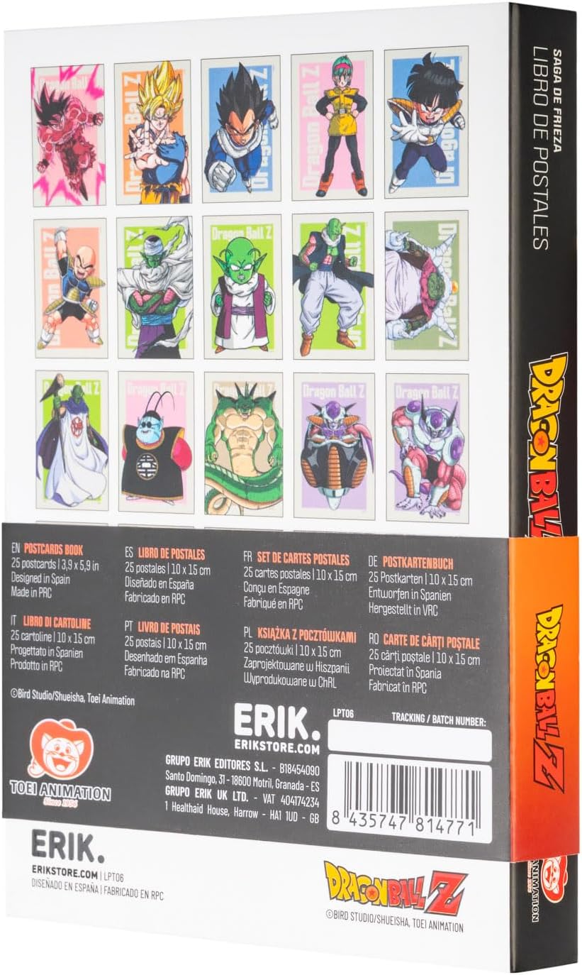 Grupo Erik Dragon Ball Z Postcard Book