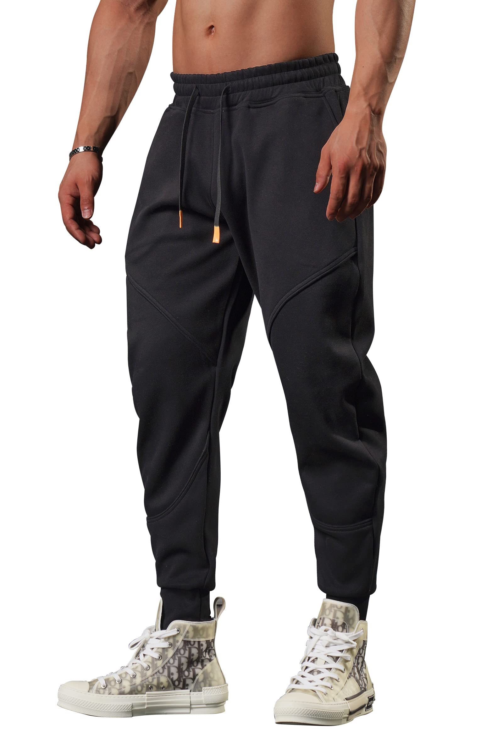 Mens Sweatpant Tapered Jogger Active Training Pants