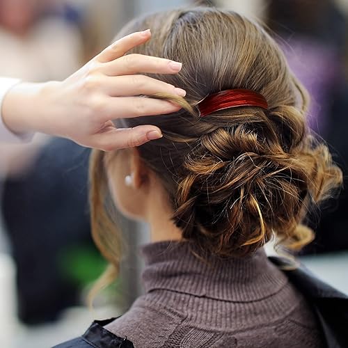 Miniatura 6 de WILLBOND 6 pasadores de pelo para mujer, pasadores grandes para el cabello, clips franceses, broche retro para regalos de mamá, accesorios de mujer,