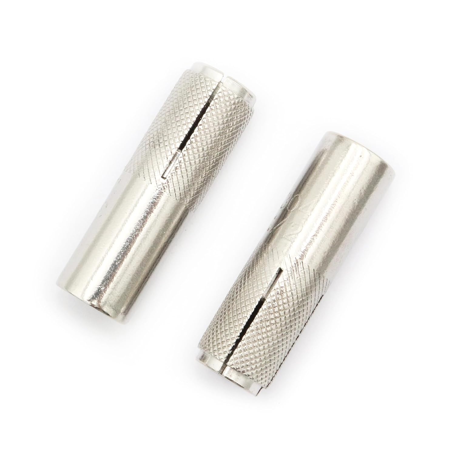 15pcs Drop in Anchors, (3/8''-16) Knurled Drop-in-Anchor for Solid Concrete, Internal Forced Expansion Screw Bolts, 304 Stainless Steel(Silver)