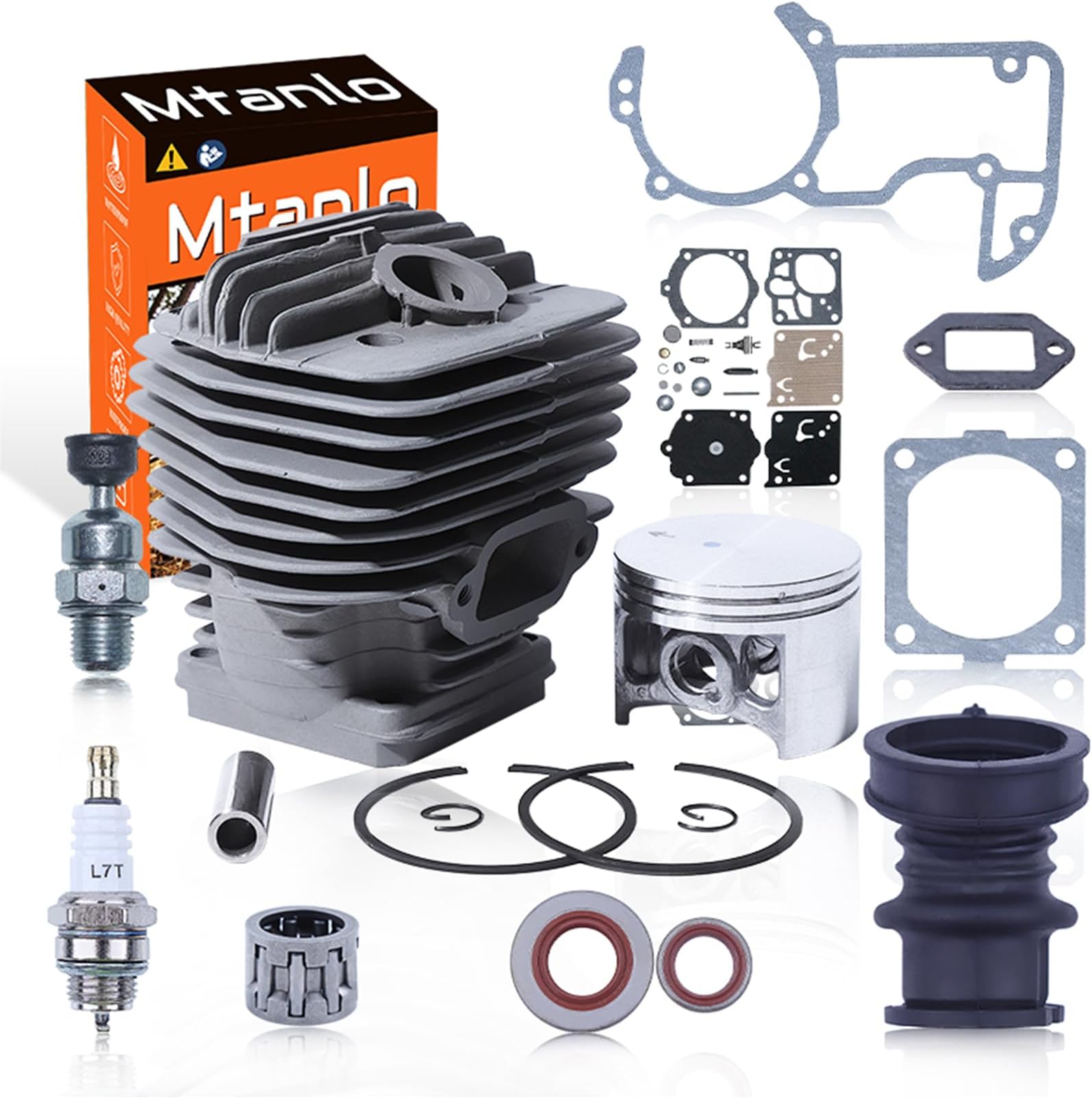 56mm Big Bore Cylinder Piston Gasket Kit for Stihl MS660 066 MS640 MS650 064 Chainsaw Replacement Parts Nikasil Coated