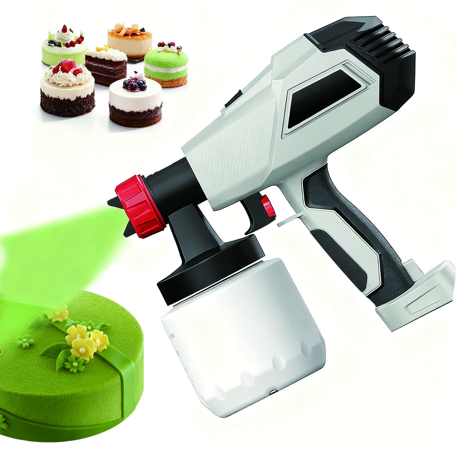 Pistolet à peinture pour gâteaux et murs pour réussir vos finitions sans trace