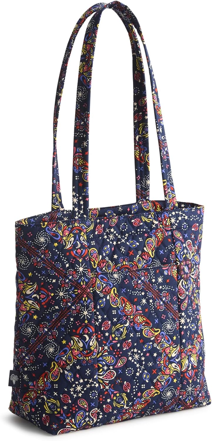 Premium Cotton Small Original Zip Tote Bag, Daffodils - Image 2