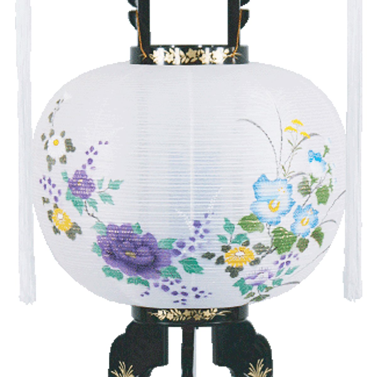 Amazon｜CtoC JAPAN Select お盆 提灯 回転行灯 LED G-1 黒 高さ90
