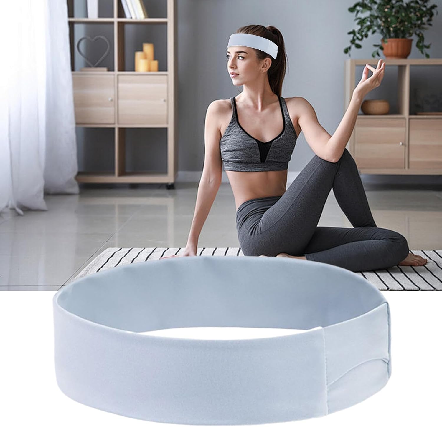 Moisture Wicking Sweat Wrap, Breathable Athletic Hairband, Quick Drying Fitness Headband, Versatile Training Apparel, Non-Slip Yoga Accessory, Running Headwear