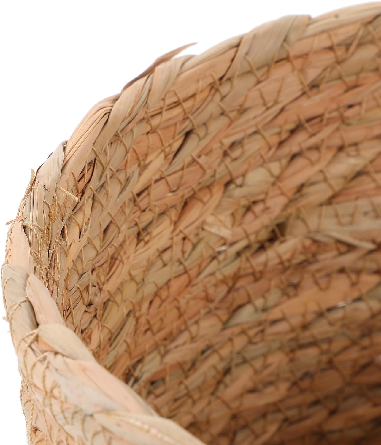 OSALADI Hand Woven Storage Basket Straw Column Organizer for Dining Table image 3