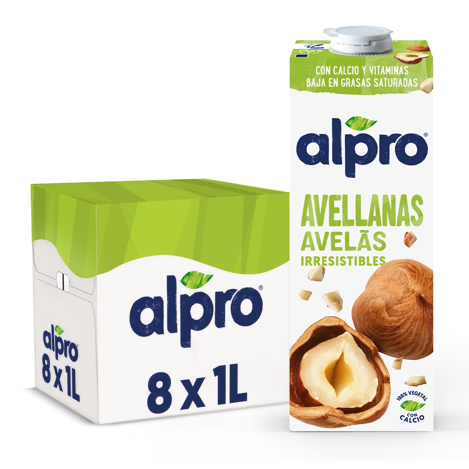 Alpro Avellana Bebida Vegetal De 8X1l