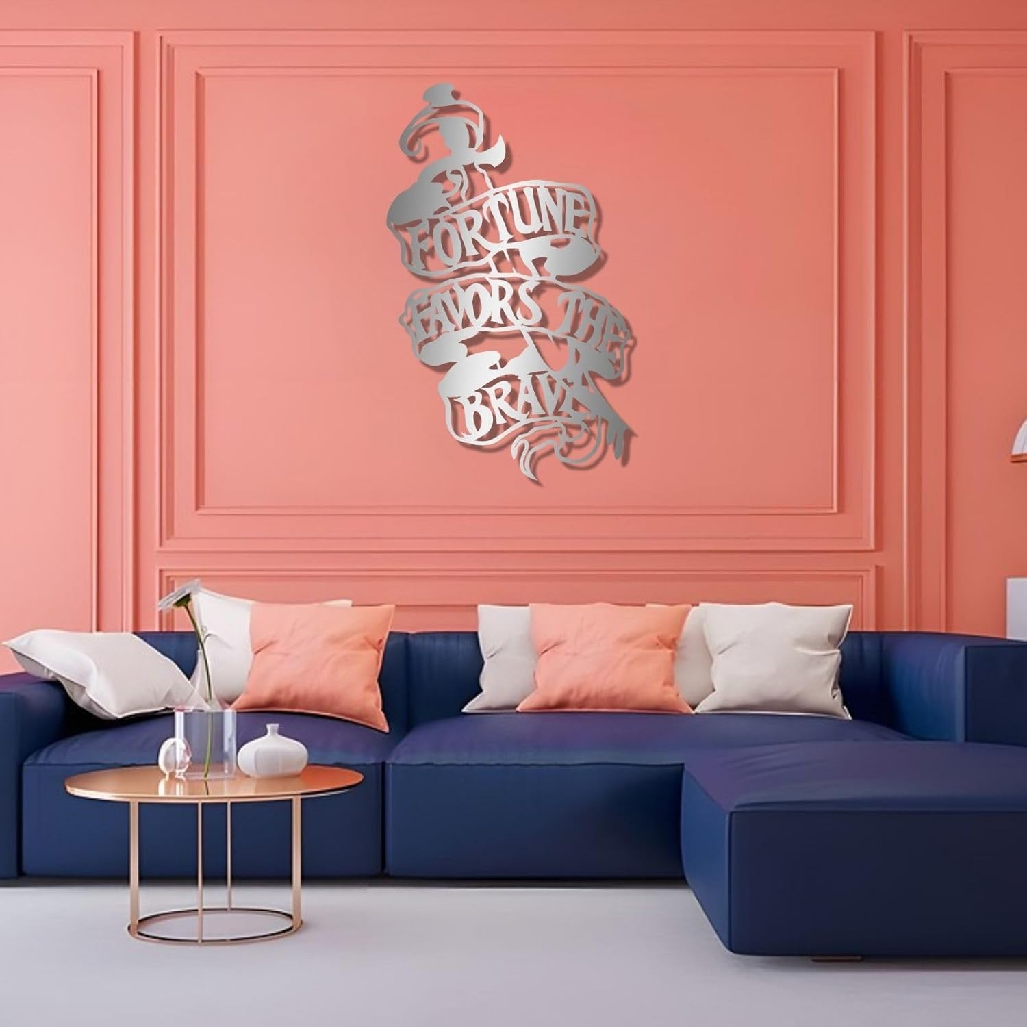 Motivational Wall Decor, Art Plaques, Brave, Inspirational, Large, Living Room