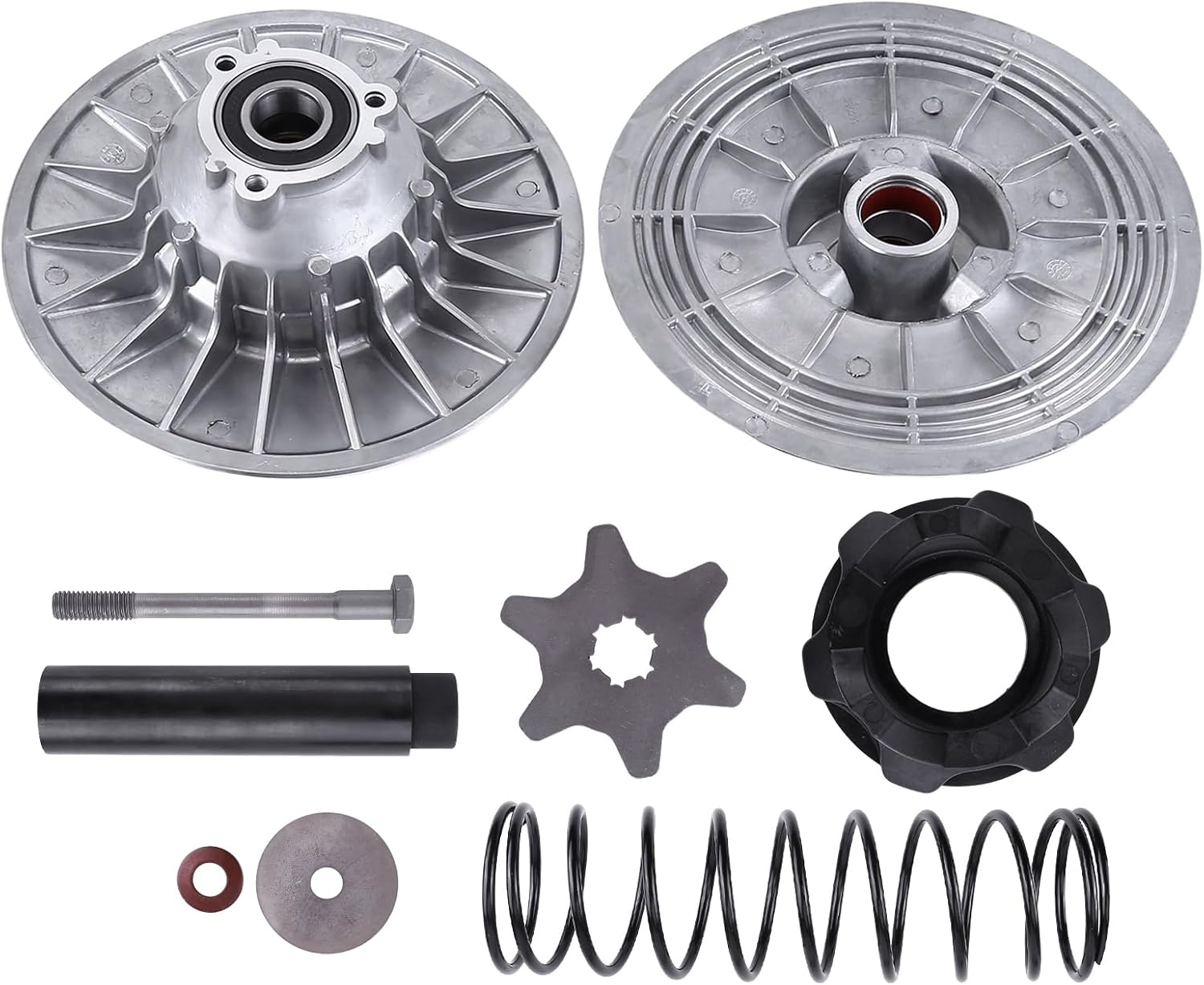 Secondary Clutch Assembly Fit for Can Am Outlander & Commander & Maverick 1000R 4x4 Secondary Driven Clutch w/Spring and Helix Part 420280173, 420280178, 420280236, 420280499, 420220913