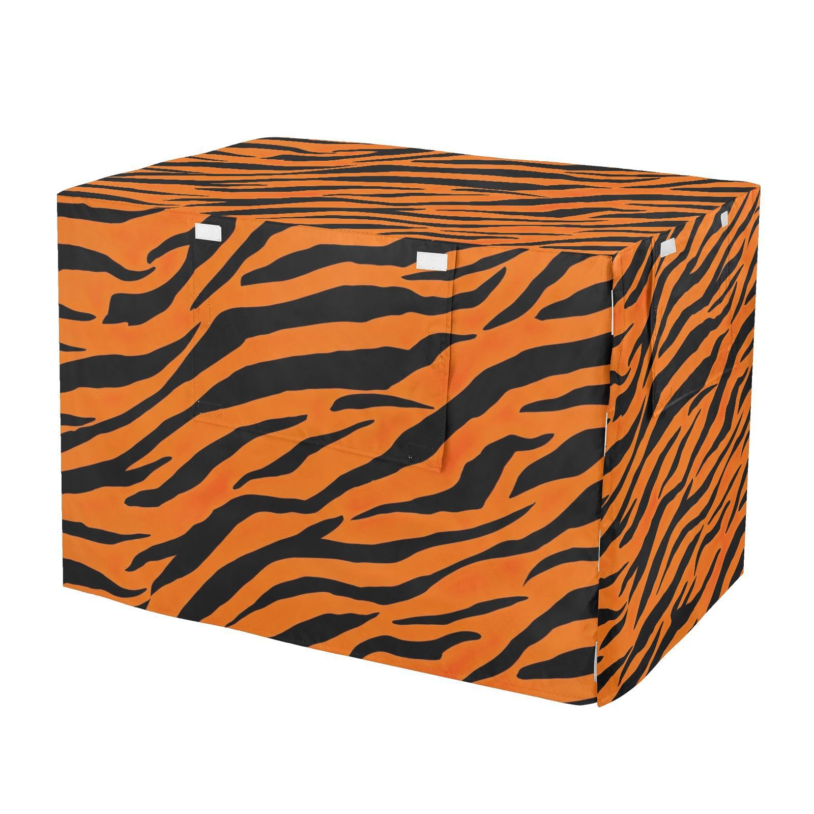 Housse de cage pour chien anti-aboiement Bold Tigers étanche au vent orange XL