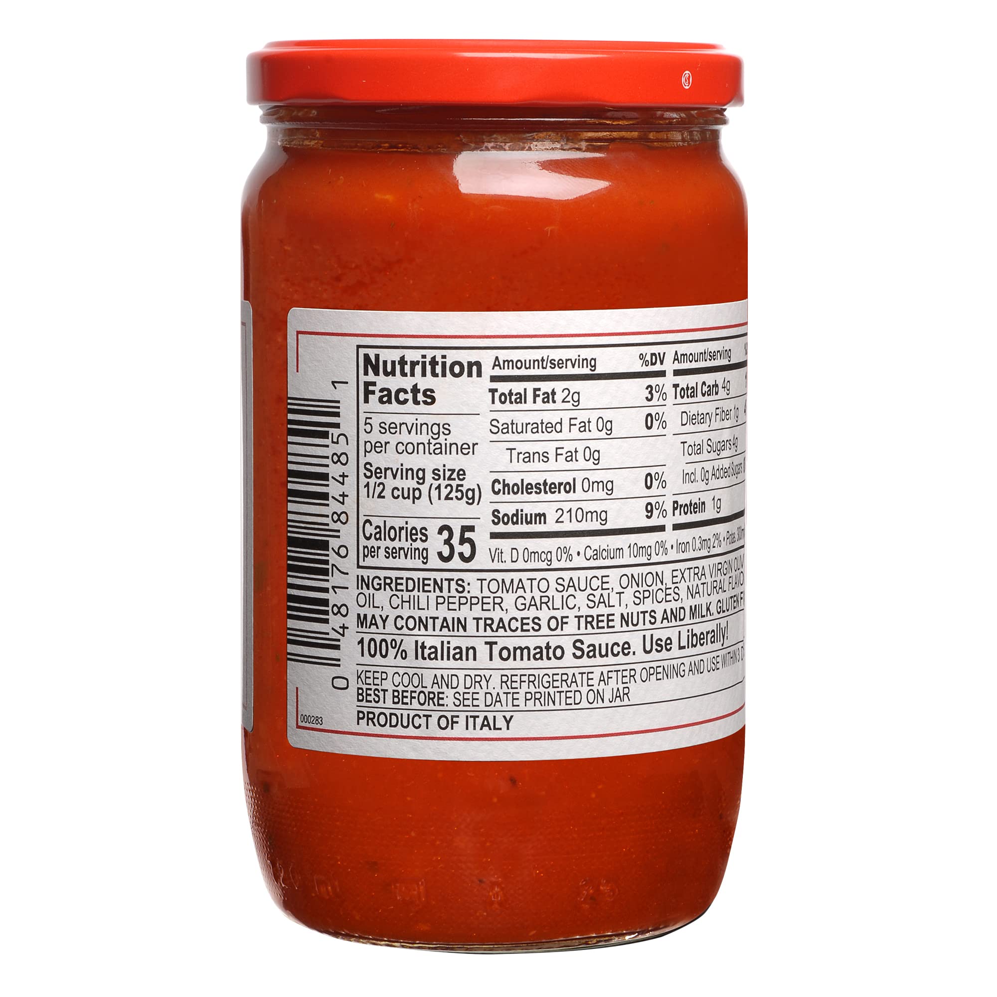 Mantova Arrabbiata Pasta Sauce | Tomato Sauce Made with Fresh & All-Natural Ingredients | Non GMO, Vegan, Gluten Free, Low Carb Pasta Sauce, 24 Fl Oz (Pack of 2) (24 oz, 1)