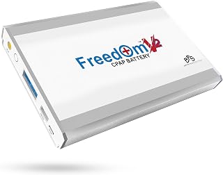 Freedom V2 CPAP Battery Backup Power Supply | Compatible with ResMed AirSense 10, 11, AirMini, Philips DreamStation 1 & 2 | for Camping, Air Travel & Power Outages | 100wh