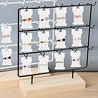 Vista 7 de 300 tarjetas de exhibición de pinzas para el cabello, pasadores para el cabello, soporte de exhibición de joyas, cartón de papel rectangular