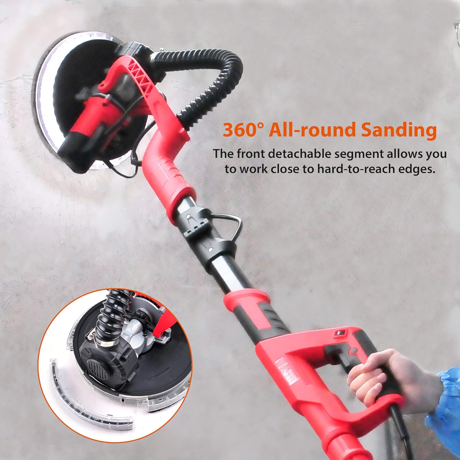 Buy Electric Drywall Sander,750W Power Drywall Sander with Vacuum