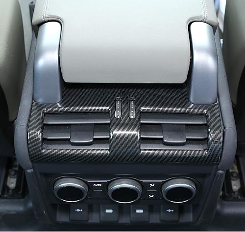 Miniatura 4 de CHEYA Cubierta de marco de ventilación de aire acondicionado para interior de automóvil ABS para Land Rover Defender 90 110 130 2020-2021 Accesorios