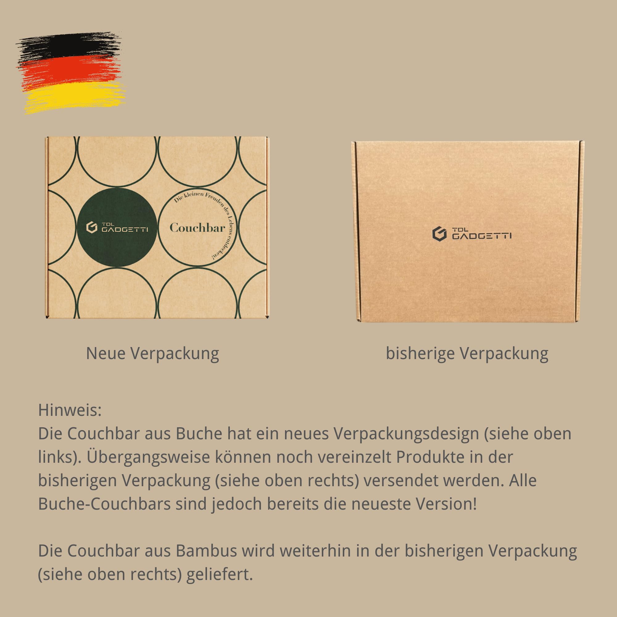 Couchbar Snackbox (100% Echtholz): Premium All-in-One Snackbar aus edlem Buchenholz, meisterhafter Handwerkskunst und einzigartigem Design – Perfekt für Familien und Genießer.