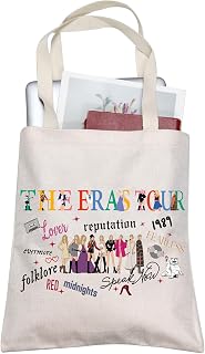 TOBGB Gifts For Singer Music Lyric Inspired Tote Bag Album Name Tote Bag Singer's Merchandise Singer Fan Gifts (1989 Tote ca)