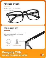 Vista 5 de TIJN Gafas de Lectura Progresivas Multifocales para Mujeres Anti Luz Azul Bloqueadoras de Lectura Vintage Cuadradas Nerd