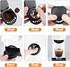 Reusable Capsule Adapter for Dolce Gusto, Coffee Capsule Converter Adapter Refillable Coffee Capsule Adapter Compatible with Piccolo XS/EDG 305/EDG 606.S/Genio S/Genio Mini