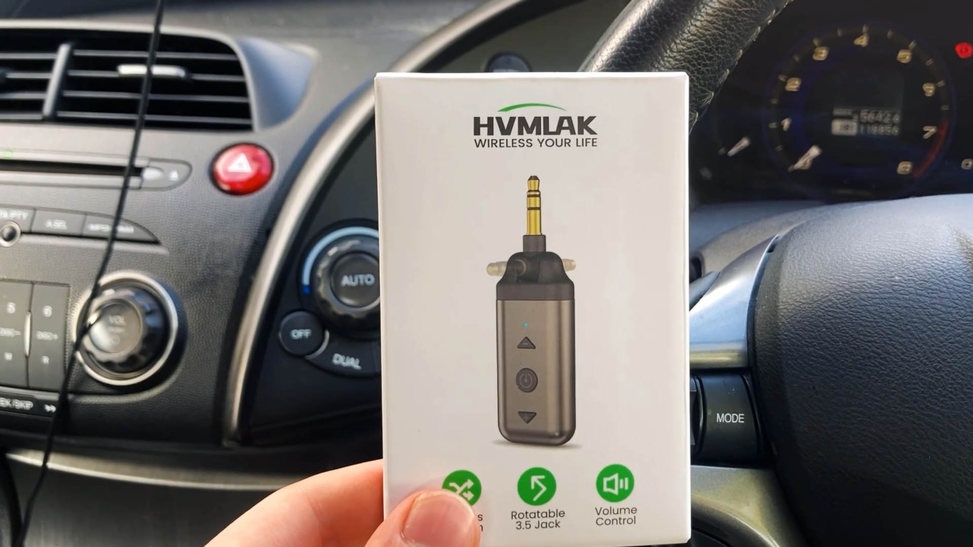 値下げ リペア済 BT/USB/CD/wideFM/AM/AUX リモコン付 Watch HVMLAK Aux Bluetooth Adapter for car and home stereo system