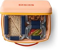 Vista 9 de YETI Daytrip 5L Insulated Soft Cooler Lunch Box, Peach/Beekeeper