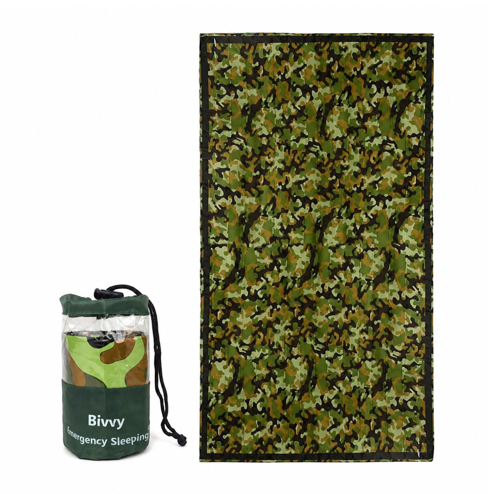 Camouflage Survival Blanket - Emergency Sleeping Bag -12