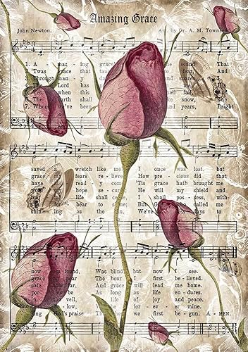 Miniatura 6 de Papel de arroz para patrones A4 de Decoupage, mosaicos, mapas vintage, obras de arte, citas religiosas en papel de arroz (citas religiosas I - 2