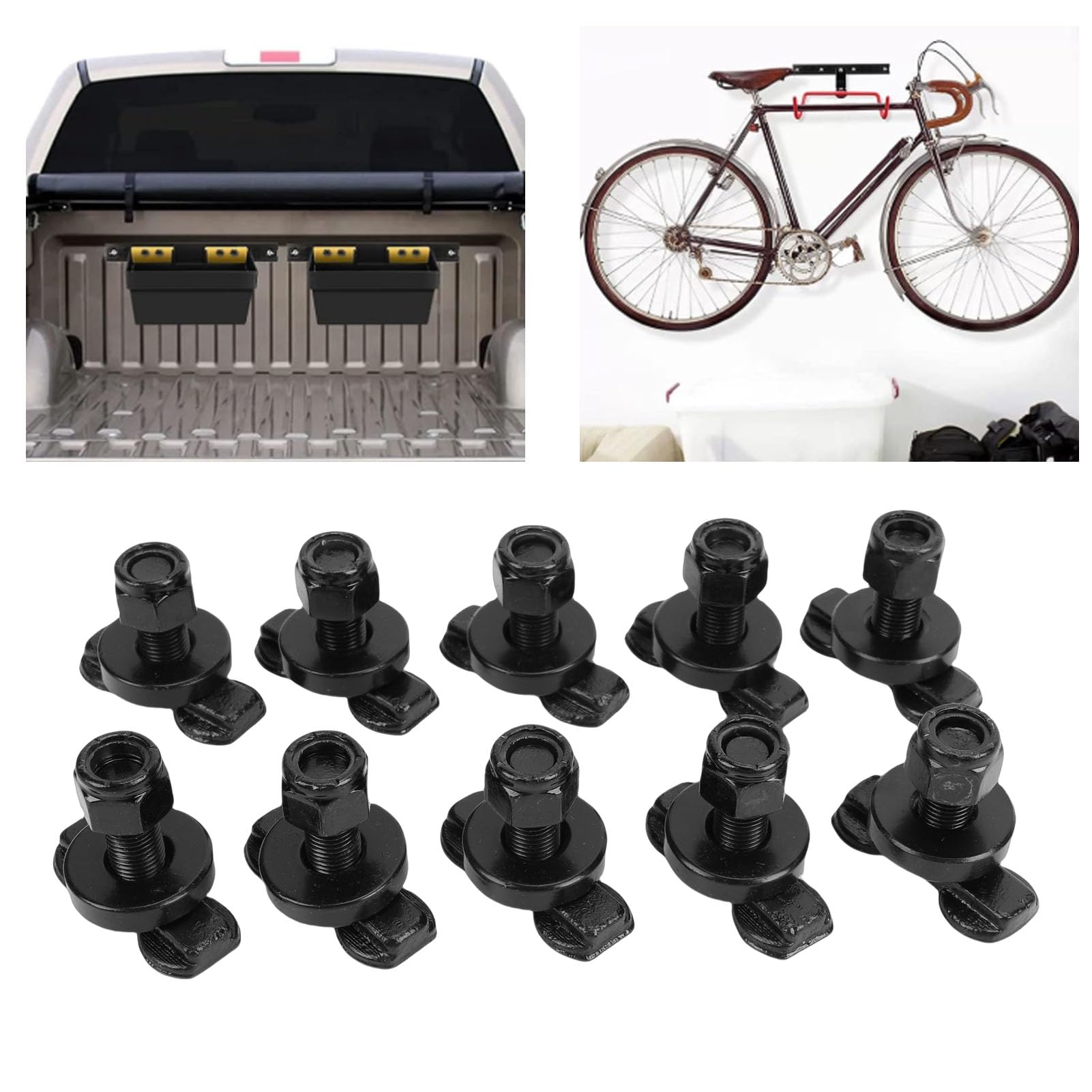 Yosoo Health Gear L Track Wkręt Mocujący, Nośność 6000 Funtów (10PCS)