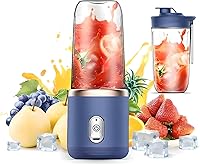 Vista 1 de Licuadora portátil de 14 onzas para jugos y batidos con 6 cuchillas Puwerful Performances Fusion Blender Recargable por USB, tapa, taza incluida