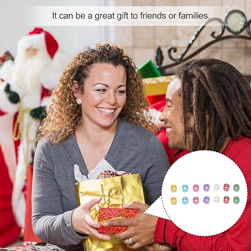 Miniatura 2 de Beaupretty 50 piezas de metal para rastas con cuentas de rastas de diamantes de imitación, anillos de pelo de metal, accesorios para decoración del