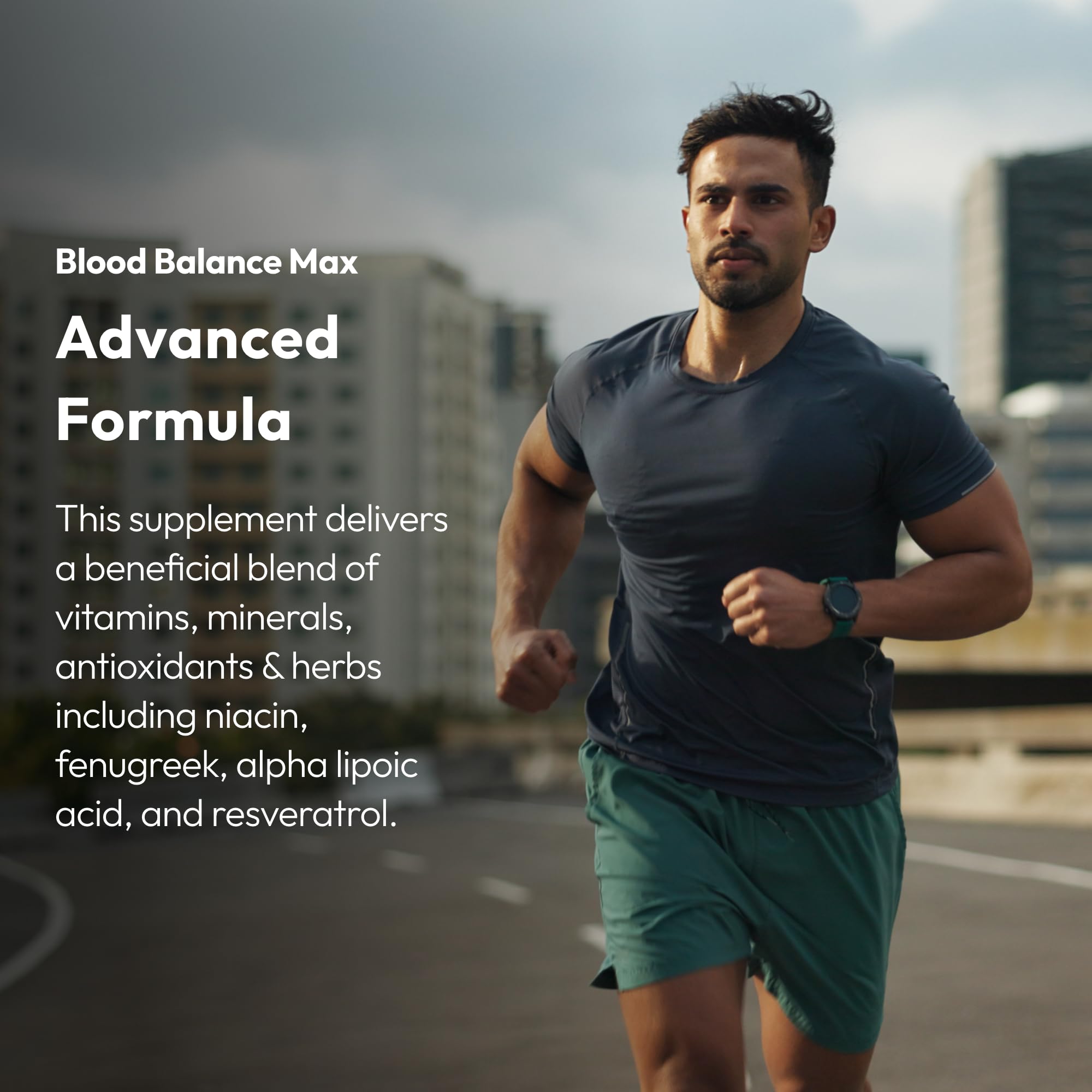 Justified Laboratories Blood Balance Max - 60 Capsules - Advanced Circulatory Support Formula with a Blend of Herbs & Vitamins - 30 Servings — Amazon image 3