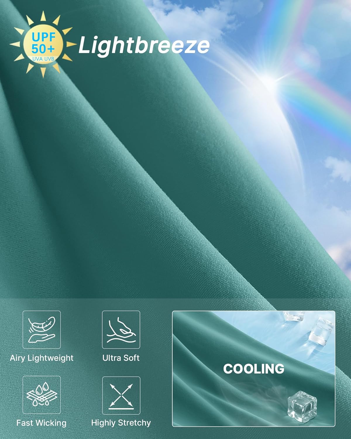 G4Free Lightbreeze Womens Workout Tops Batwing Sleeve Tees Loose Fit Athletic Gym Shirts Basic Yoga Tshirts Casual Summer - Image 4