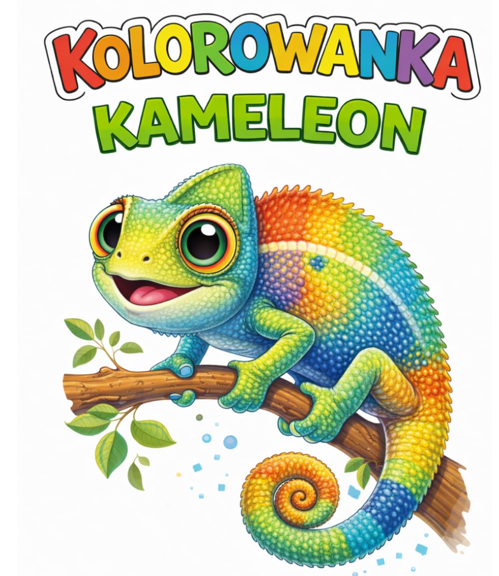 Kolorowanka Kameleon: zwierzęta