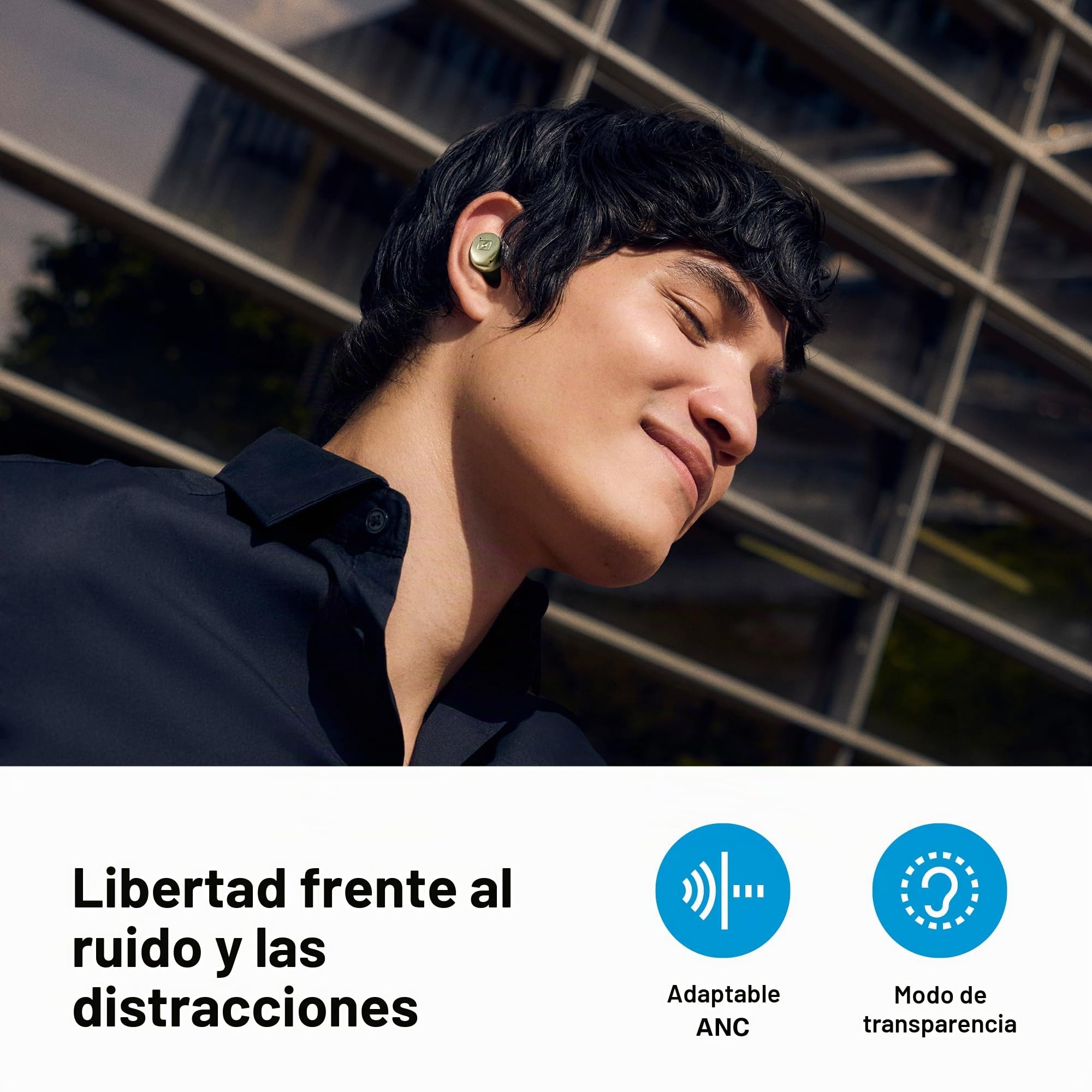 Sennheiser Momentum True Wireless 4 - Auriculares inalámbricos con sonido y música
