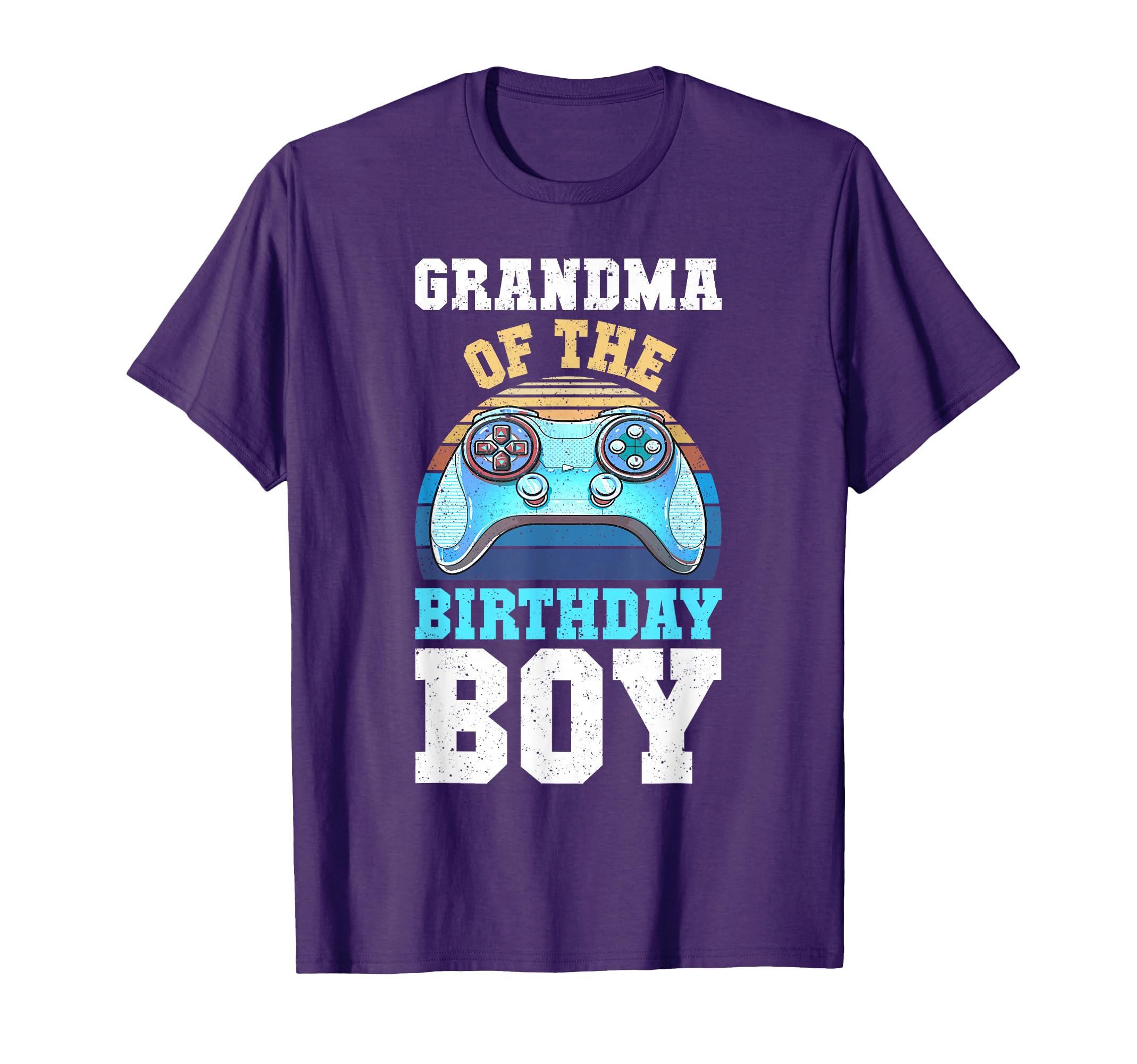 Grandma of the Birthday Boy Matching Video Gamer Birthday T-Shirt