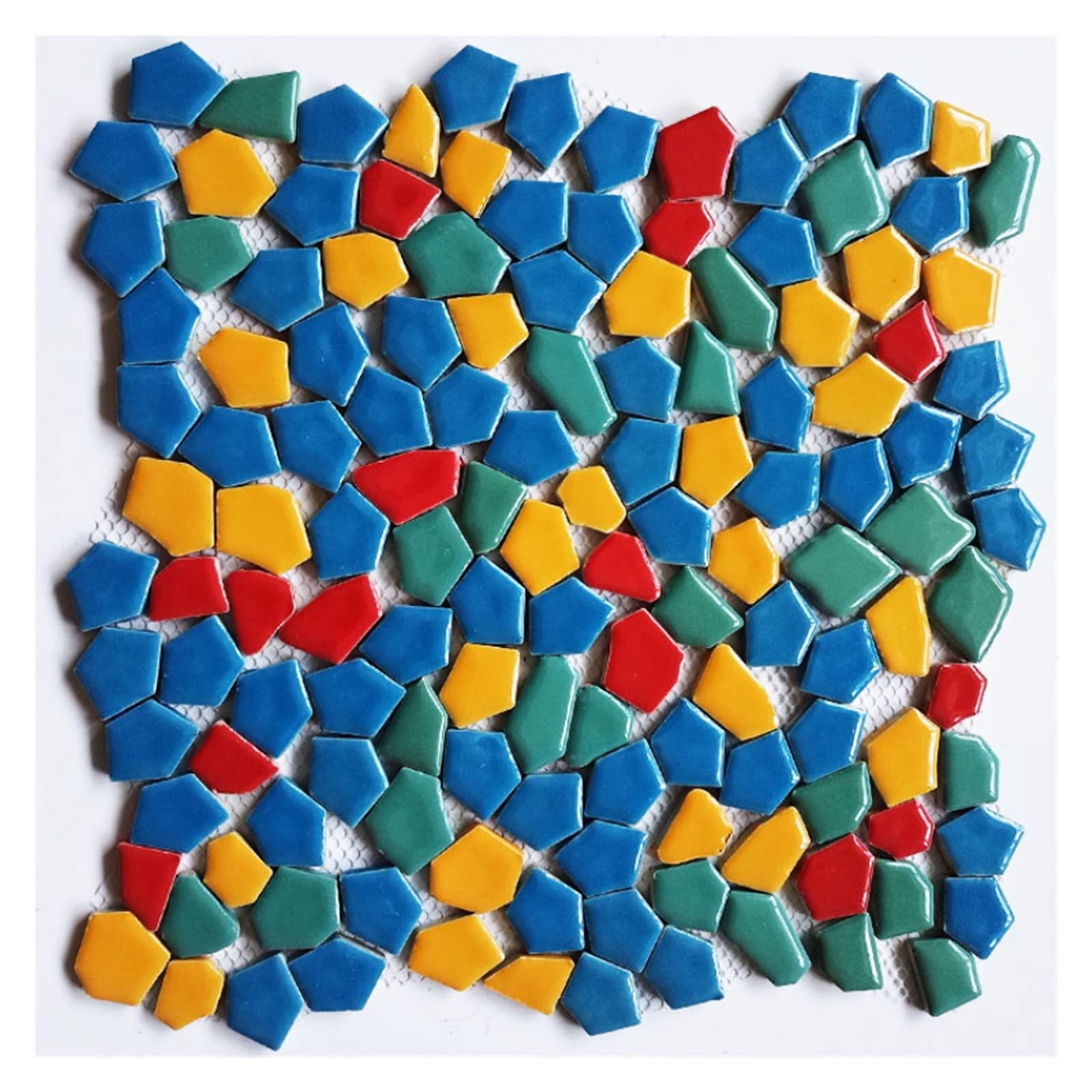 Płytki mozaikowe, 200g Mieszane kolorowe ceramiczne płytki mozaikowe Nieregularne geometryczne elementy mozaiki do samodzielnego tworzenia Crafts Hobby Arts Home Wall Decor(5)