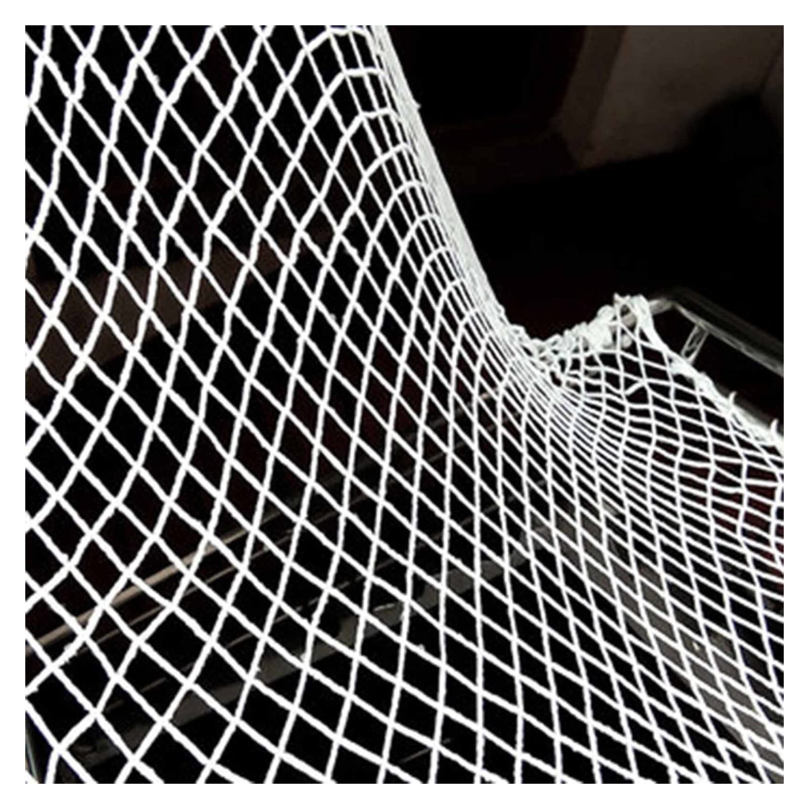 Anti-Falling Net Rope Net Nylon Net Flat Net Container Net Stair Balcony Protective Net Seine Construction Safety Net (10cm Mesh 3x4m(9.8x13.1ft))